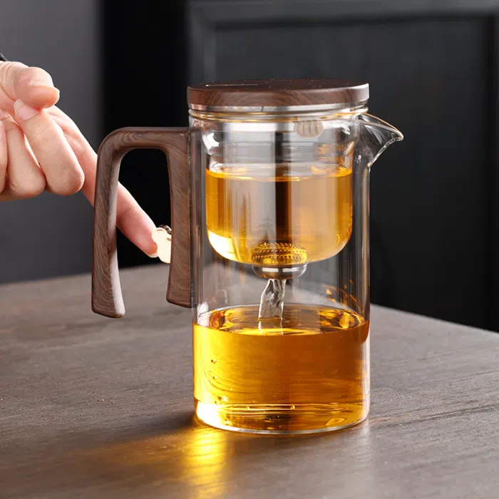 Glass teapot with Magnetic Filtration Infuser 720ml — detail 1