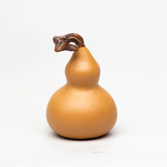 Mini Gourd Tea Pet, Yixing Duan Ni Clay — detail 2