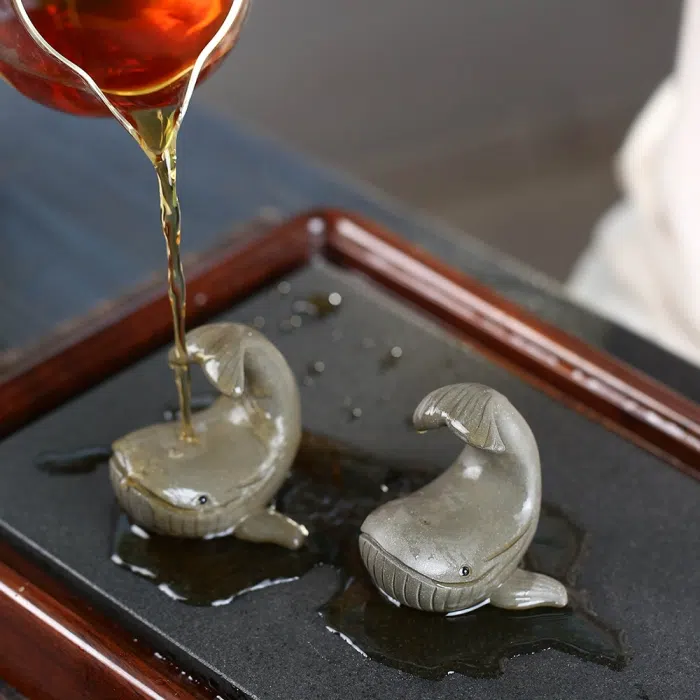 Happy Whale Tea Pet Qing Hui Duan Ni Clay — detail 5
