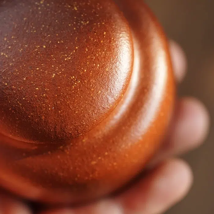 Small Yixing Jar, Jiang Po Ni Clay Yixing Clay Jar — detail 5
