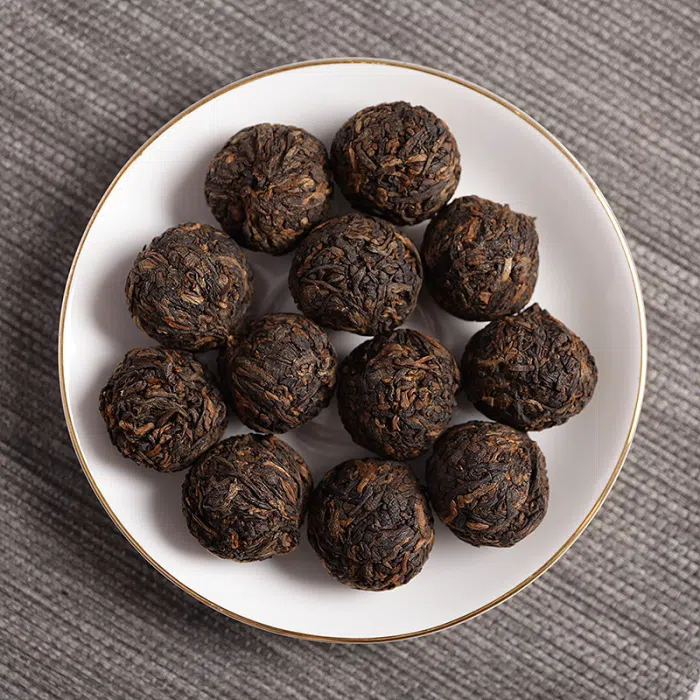2018 Ripe Bing Dao Pu Erh Dragon Balls — detail 5