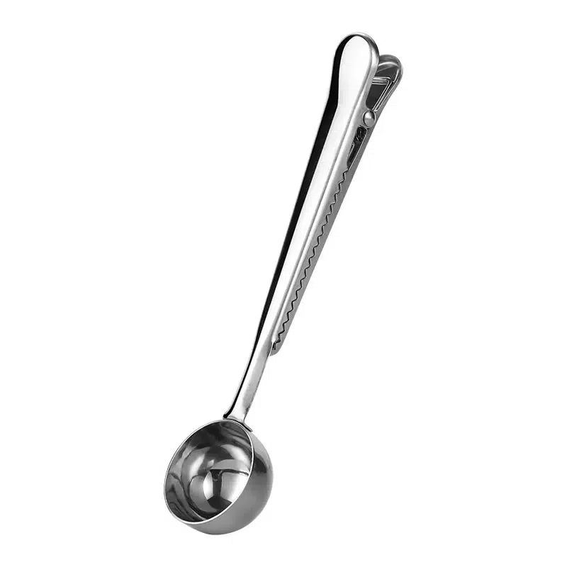 304 Stainless Steel Tea/Coffee Scoop with Clip — detail 2