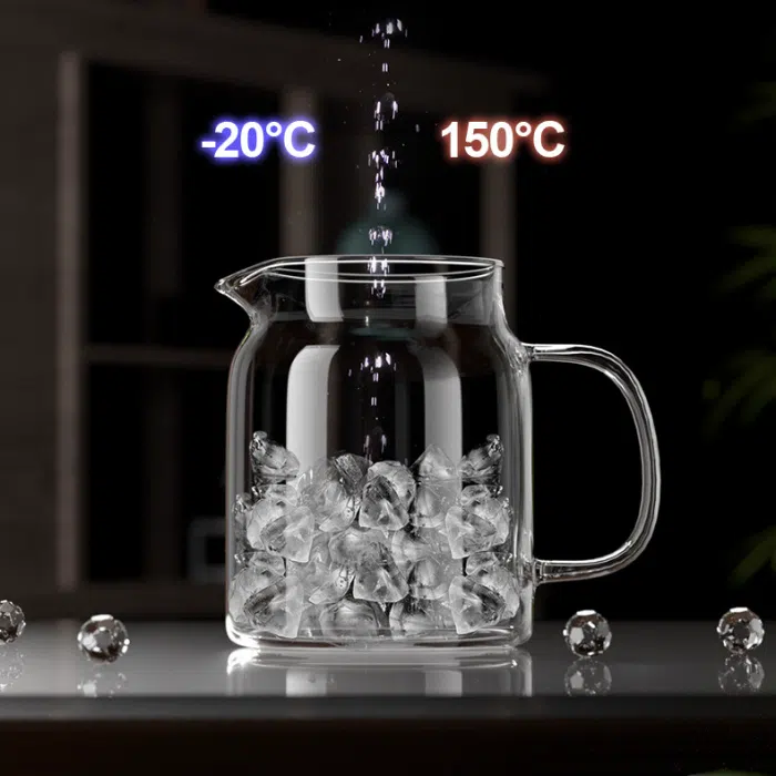 Glass Teapot with Stainless Steel Infuser, Kamjove 560ml — detail 3