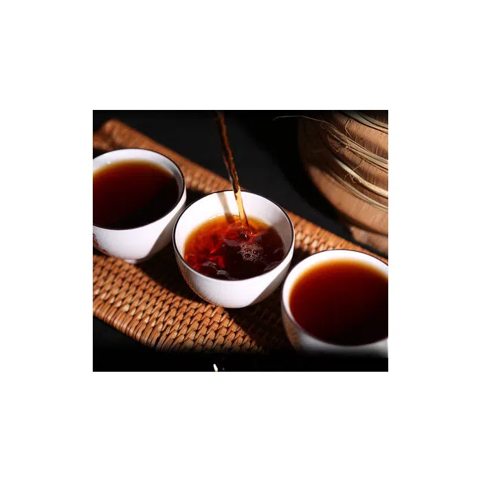 2021 Phoenix Ripe Pu Erh Tea Collection: Ban Zhang, Yiwu, Bingdao — detail 2