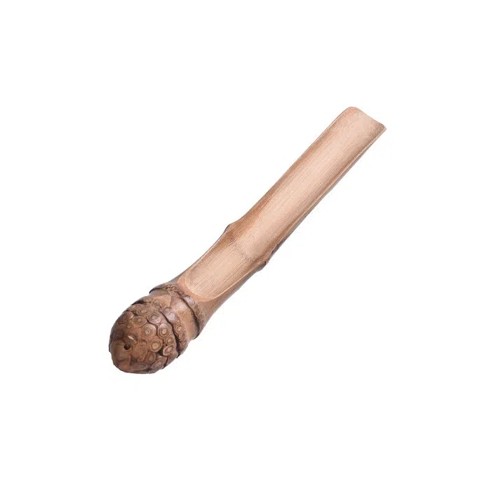 Knotted Bamboo Root Tea Scoop/Spoon — detail 2
