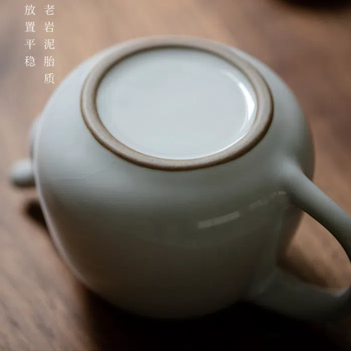 Ruyao Cat Teapot – Ru Kiln Crackle Glaze Gongfu Teapot 280ml — detail 5