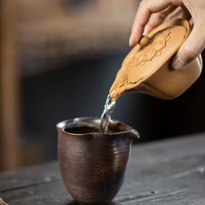 Easy Gaiwan/Hohin Teapot - Jiang Po Ni Yixing Clay 150ml — detail 2