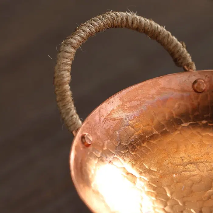Ceramic Tea Re-Roaster with Copper Roasting Pan — detail 1