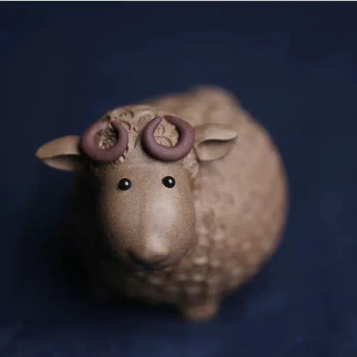 Sheep Tea Pet, Capricorn Zodiac Tea Pet — detail 2