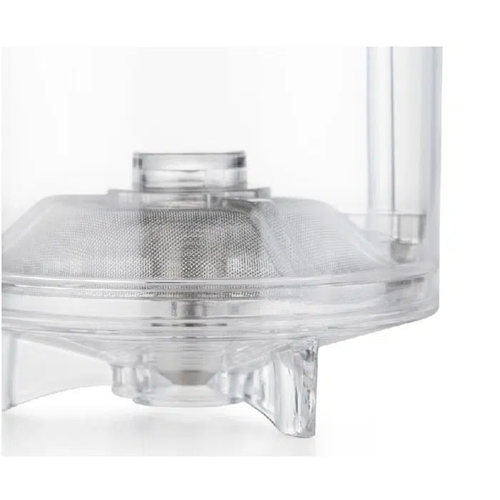Small Glass Tea Infuser Mug with Lid - 400ml/13.5oz — detail 2