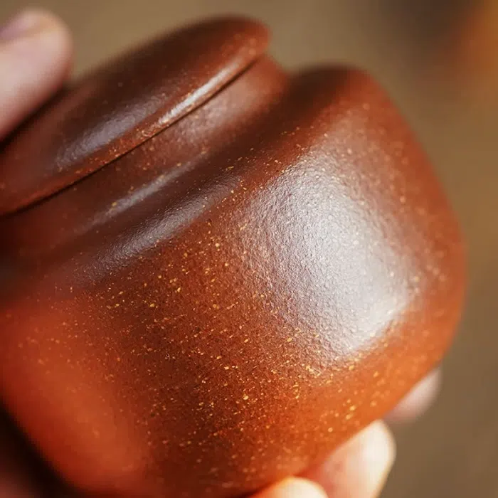 Small Yixing Jar, Jiang Po Ni Clay Yixing Clay Jar — detail 4