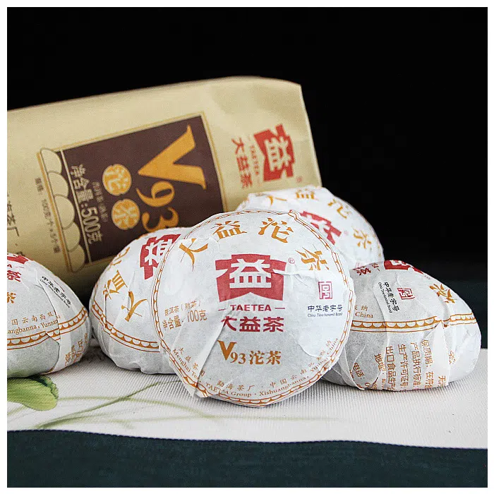 2019 Dayi V93 Tuocha Tea - Ripe Menghai Dayi Tuocha 100g — detail 2