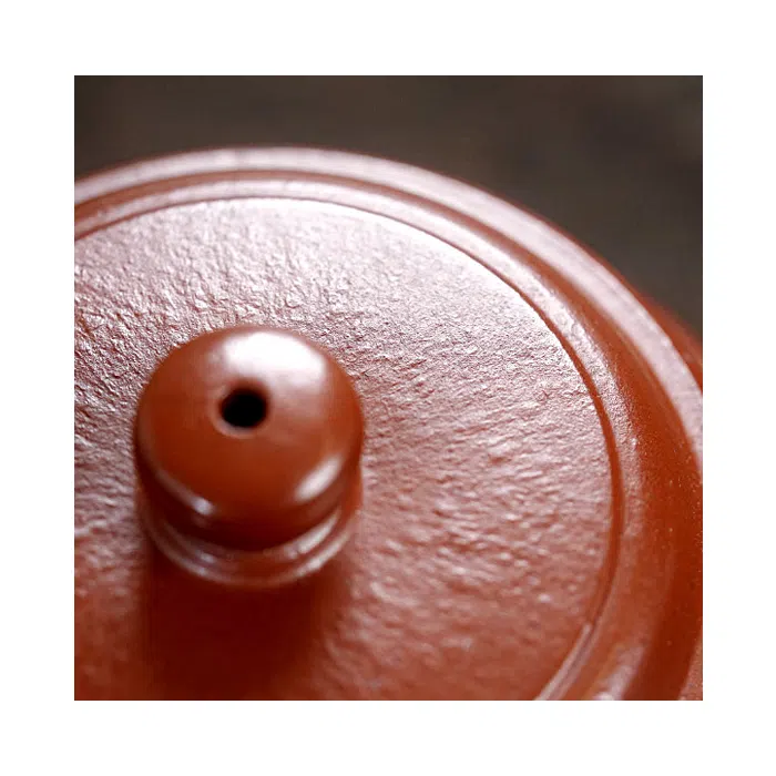 Small Pear Skin De Zhong Yixing Teapot, Zhu Ni Clay 140ml — detail 3