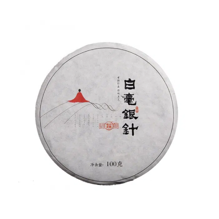 2025 Silver Needle White Tea Cake - Bai Hao Yin Zhen 100g — detail 4