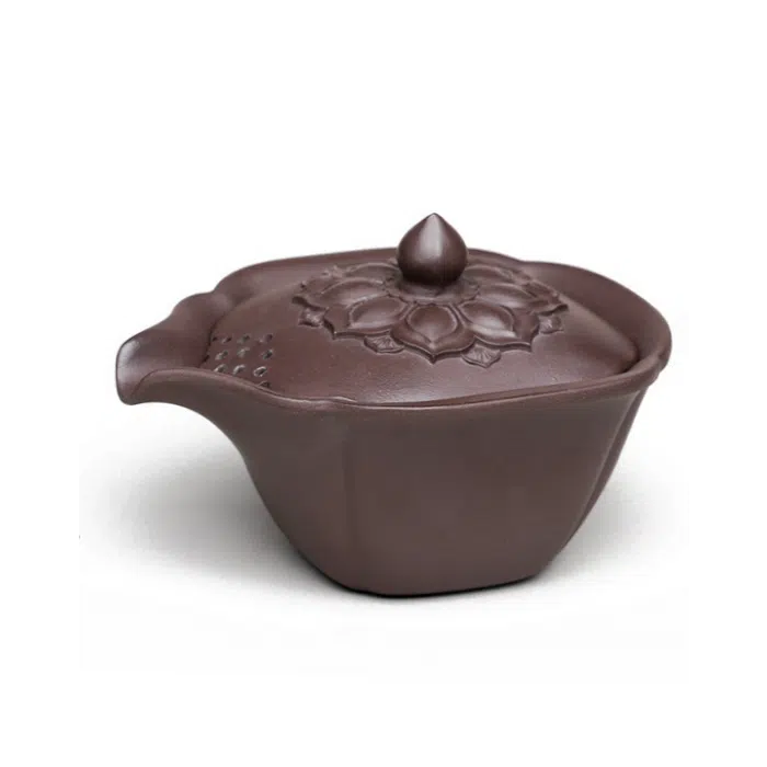 Easy Gaiwan/Hohin Teapot - Zi Ni Yixing Clay 150ml — detail 2