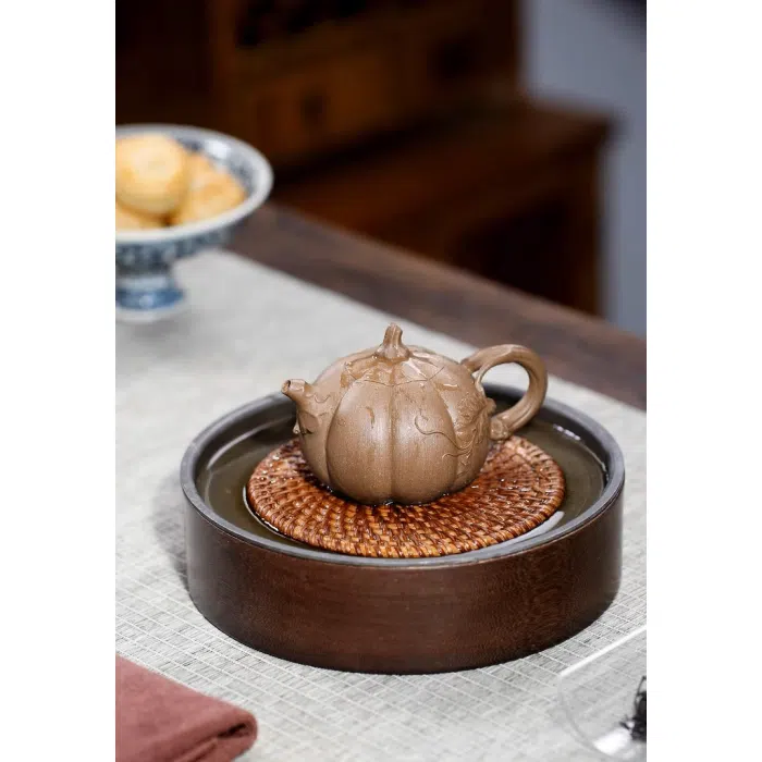 Pumpkin Yixing Teapot, Duan Ni - Nan Gua Hu 150ml — detail 7