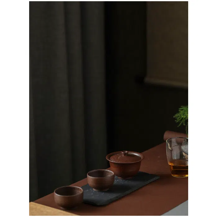 Ceramic Clay Gaiwan ‘Sapiens’ 160ml — detail 3