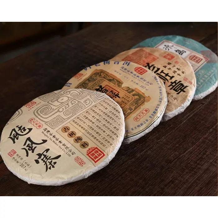 2023 Raw Gu Shu Pu Erh Tea Cakes 4x357g — detail 6