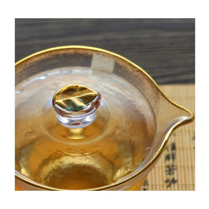 Obscured Glass Easy Gaiwan - Opaque Style Tea Infuser, Travel Tea Maker (150ml/5oz) — detail 2