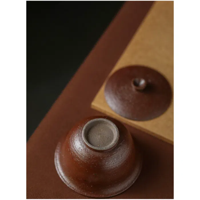 Ceramic Clay Gaiwan ‘Sapiens’ 160ml — detail 1