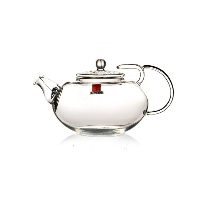 Clear Glass Teapot with Anti Slip Lid Protection 350ml / 12oz — detail 2