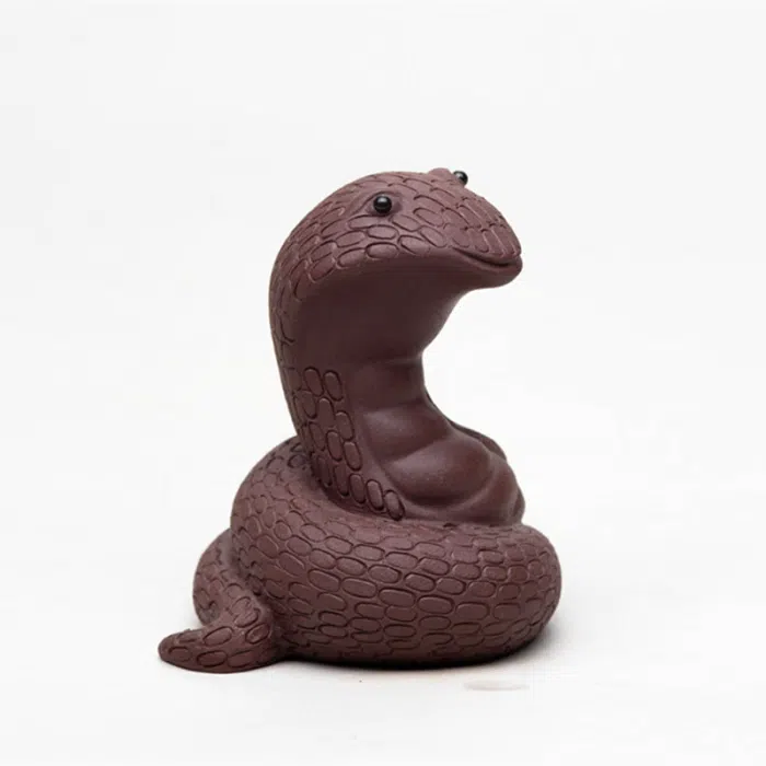 Snake Tea Pet, Yixing Purple Clay - Chinese Zodiac — detail 2