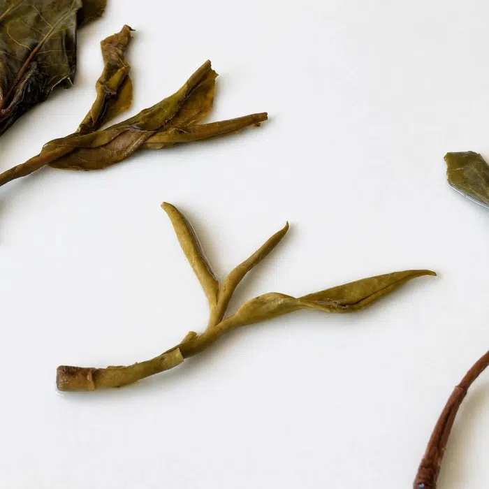 2025 "Wild Mountain Spirit Leaf" Yongde Raw Pu Erh Tea Balls — detail 3