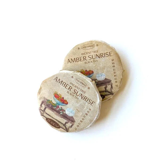 2024 Amber Sunrise Sun-Dried Black Tea, Mini Cakes 7g — detail 3