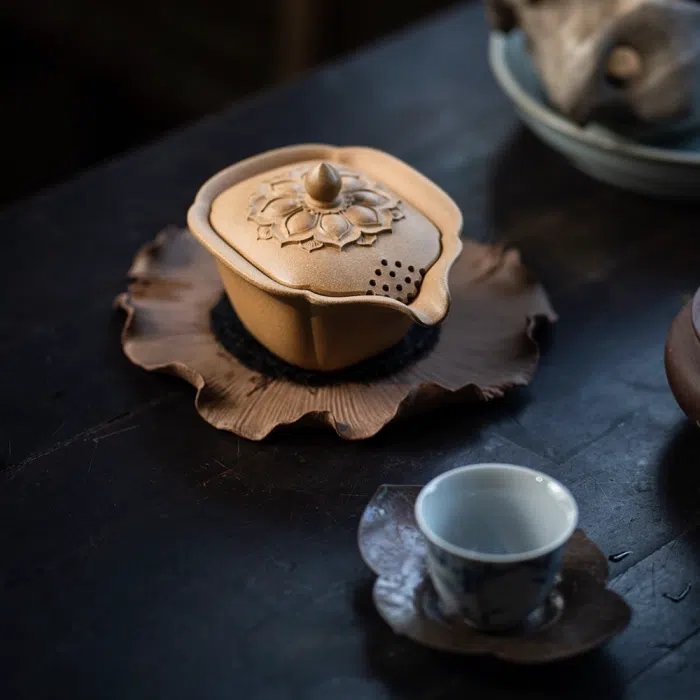 Easy Gaiwan/Hohin Teapot - Jiang Po Ni Yixing Clay 150ml — detail 3