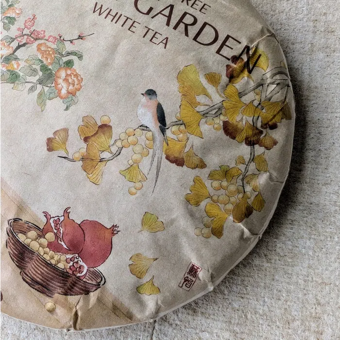 2024 Moon Garden White Tea Cake 200g — detail 4