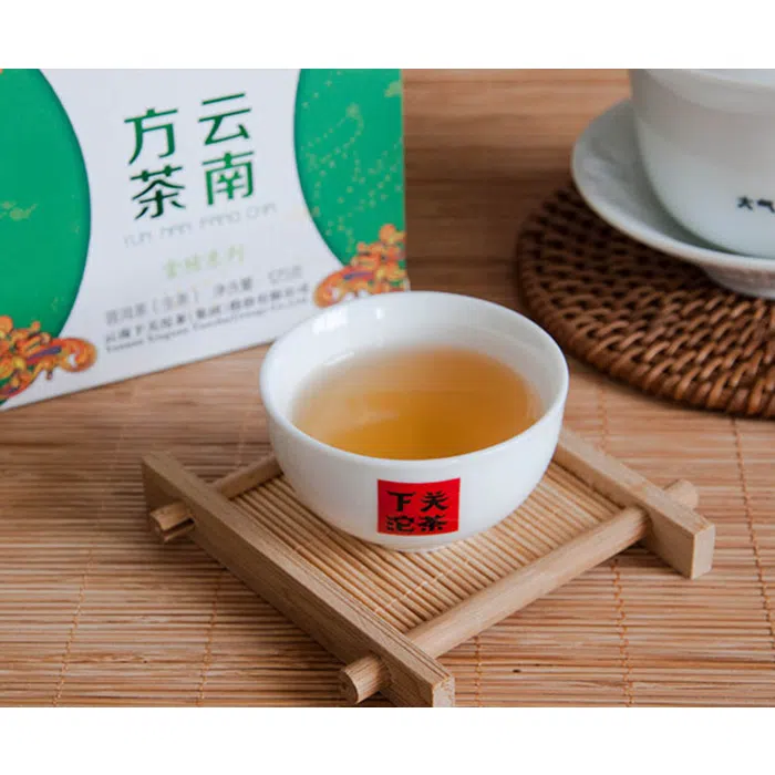 2015 Square Raw Pu Erh Tea Brick - Sheng Fang Cha 125g — detail 2