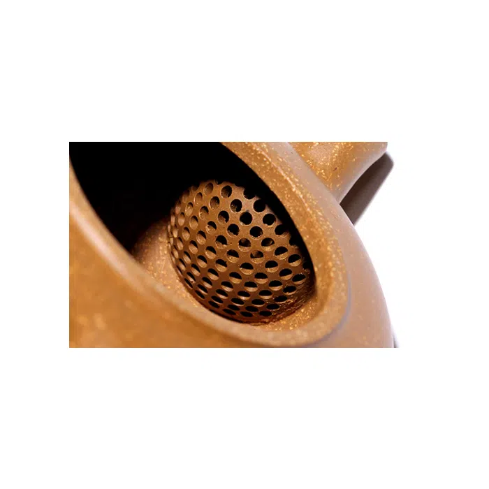 Small Yixing Teapot, Yellow Duanni Clay 140ml — detail 2