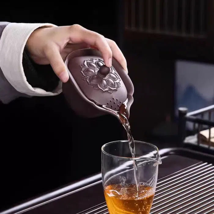 Easy Gaiwan/Hohin Teapot - Zi Ni Yixing Clay 150ml — detail 1