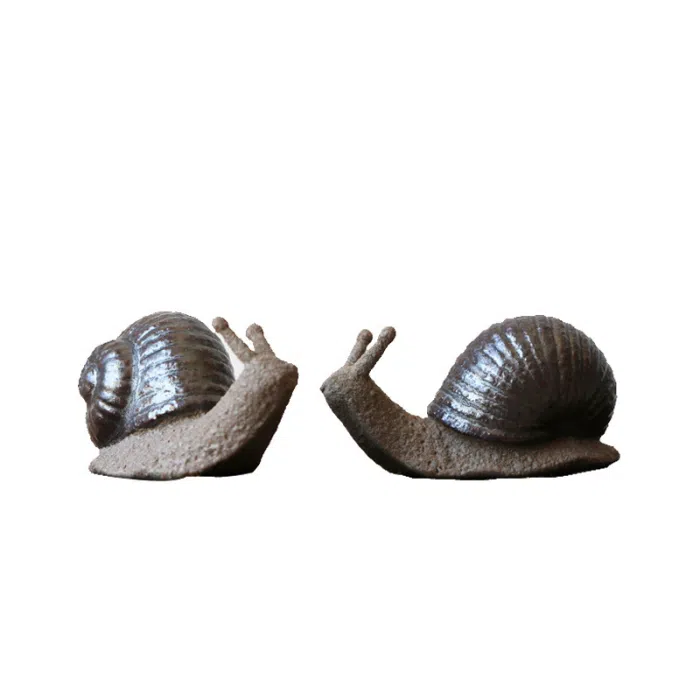 Ceramic Snail Tea Pet – Slow Sipper Snail Ornament/Figurine — detail 2