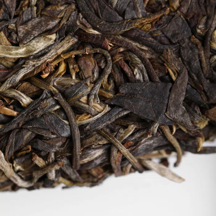 2024 Lao Tong Zhi Old Comrade ‘Fen Dou’ Raw Pu Erh Tea Cake 357g — detail 1