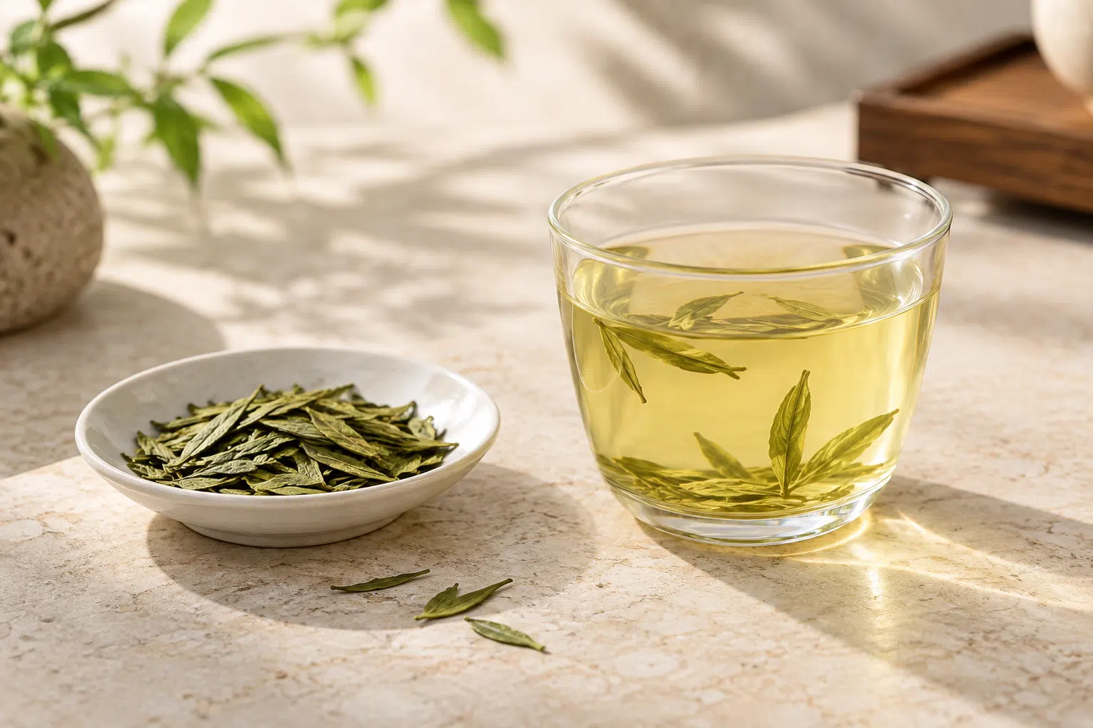 dragon-well-green-tea-brewing