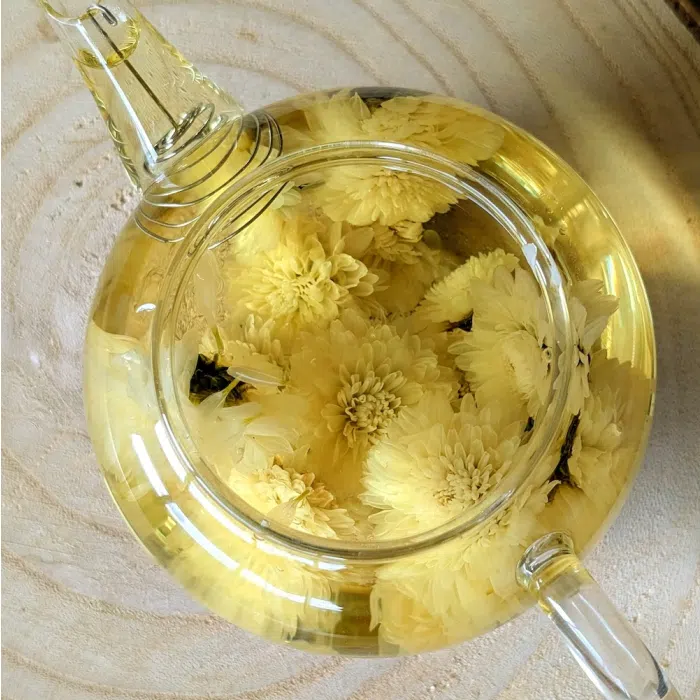 White Chrysanthemum Tea - Gong Ju Hua Cha — detail 1