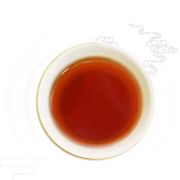 2017 Dayi Wang Fu 'Blessed Marriage' Ripe Pu Erh Tea Cake 100g — detail 2