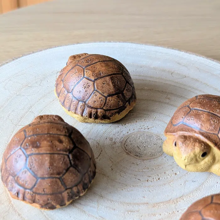 Ceramic Turtle Tea Pet - Little Cute Tortoise Figurine — detail 4