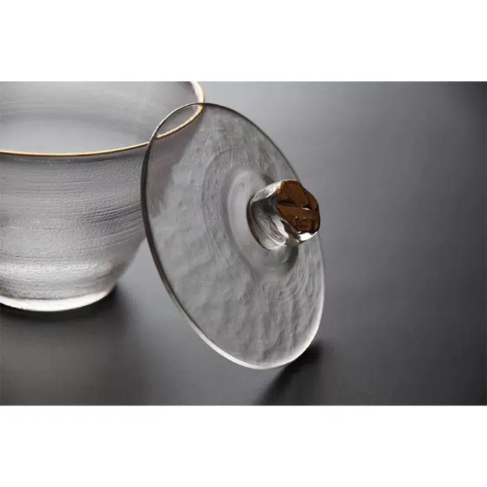 Obscured Glass Easy Gaiwan - Opaque Style Tea Infuser, Travel Tea Maker (150ml/5oz) — detail 1